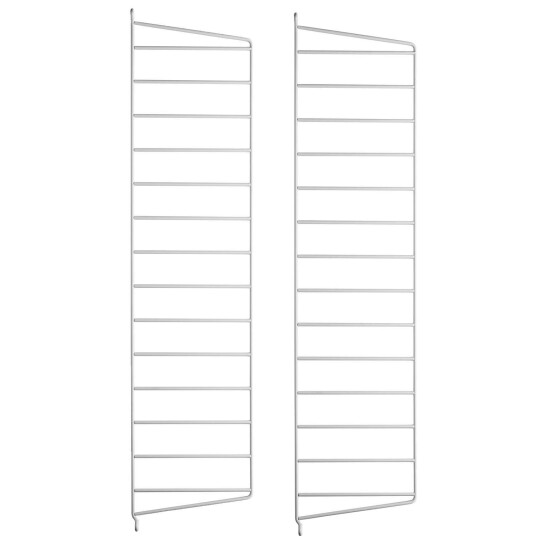 String veggavl hvit 75x20 cm 2-pk