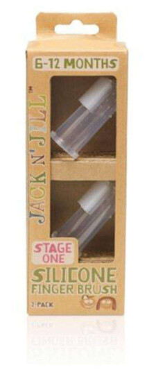 Jack N`Jill Fingertannbørste Baby 2pk Silikom Jack N`Jill Fingertannbørste Baby 2pk Silikom