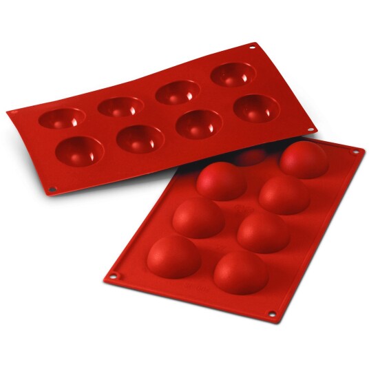 Silikomart Silikonform Halve 8 stk