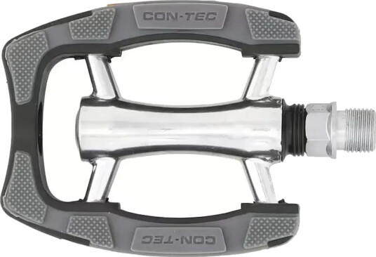 CONTEC 1Trip pedaler aluminium sølv/grå