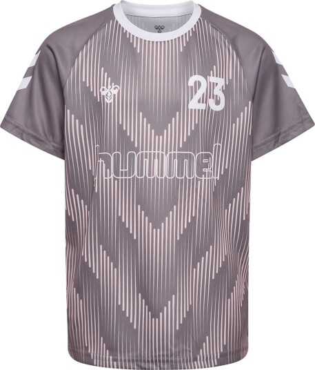 Hummel T skjorte hmlJR Grå Ridge Hummel 8 år (128) T skjorte Hvit Lilla Rosa Hummel T skjorte hmlJR Grå Ridge Hummel 8 år (128) T skjorte Hvit Lilla Rosa