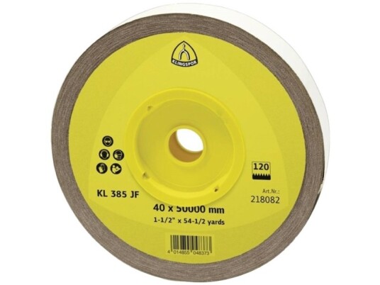 Klingspor Sliperull KL 385 JF K40mmx50m