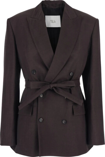 Tela Dame Jakker Brun 2XS,