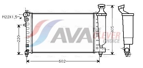 Radiator AVA Clever Choice CNA2119