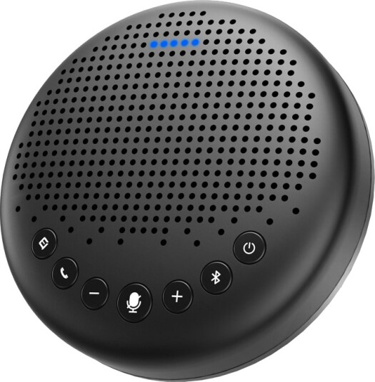 EMEET Luna konferanseh??yttaler med mikrofon ??? 360?? stemmeopptak ??? Svart