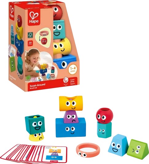 Hape Stabletårn Geometri 10 Deler