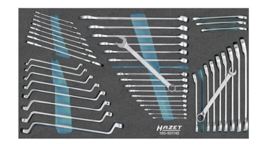 Hazet 163-507/45 163-507/45 Gaffelnøgle-Sæt