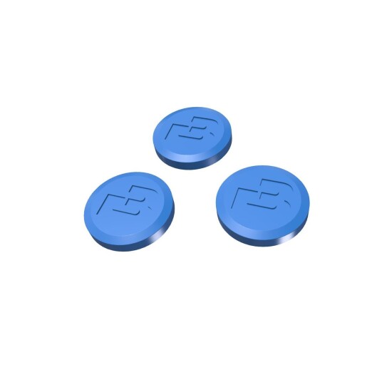 TC Cap 1,5", 3-pack Blå silikon - Brewtools