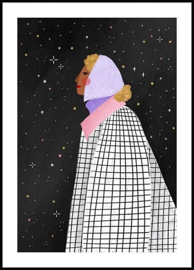The Lady with the Stars Plakat / 40x50cm