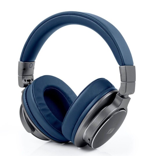Muse M-278 BT Hodetelefoner Over-ear Skinn Blå Muse M-278 BT Hodetelefoner Over-ear Skinn Blå