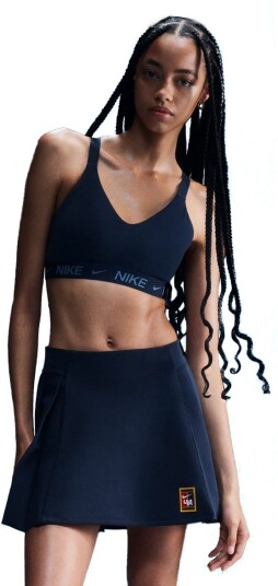 Nike Indy Medium Support Padded Sports Bra Dame Armory Navy M