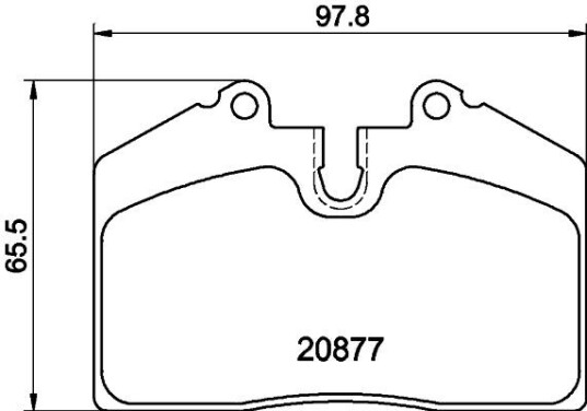 Bremseklosser HELLA 8DB 355 046 801