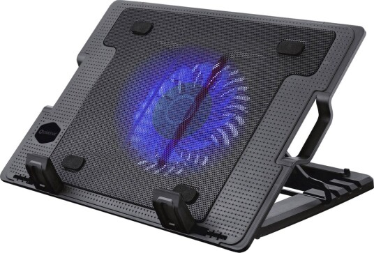 Platinet Laptop Kjøler Ergonomisk Opptil 15.6" 1 Vifte Blå