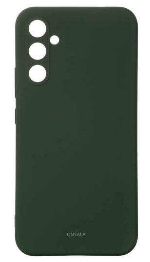 GEAR Onsala Silikon Mobildeksel Mørk Grønn for Samsung Galaxy A34 5G