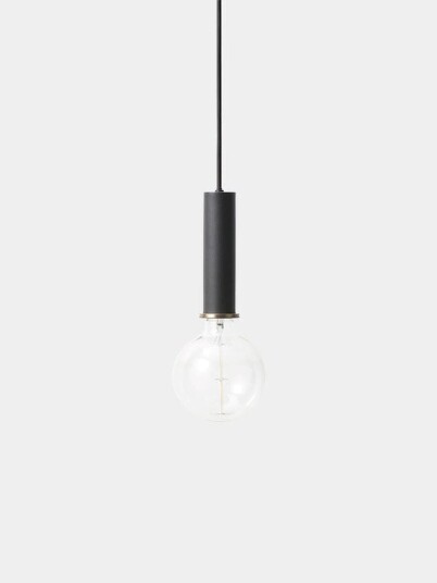 Ferm Living Socket takpendel høy - svart