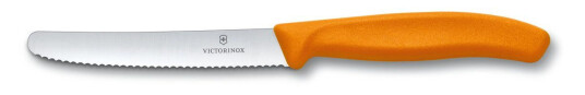 Victorinox Swiss Classic pølse-/tomatkniv 11 cm Oransje