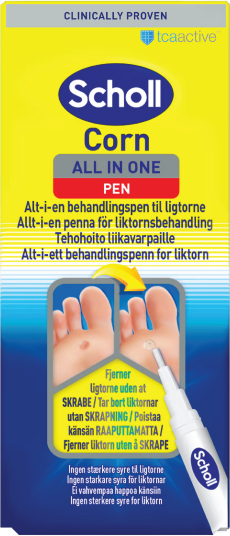 Scholl Alt i ett behandlingspenn for liktorn 4 g Scholl Alt i ett behandlingspenn for liktorn 4 g