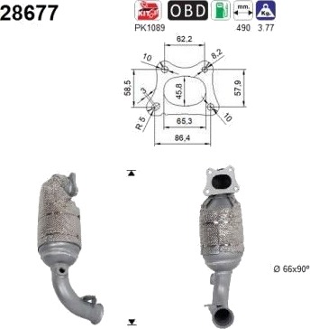 Katalysator AS 28677
