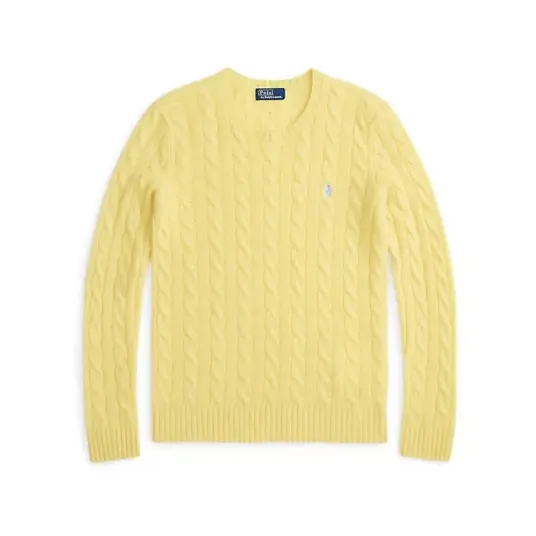 Polo Ralph Lauren Dame Strikkevarer Gul L, Polo Ralph Lauren Dame Strikkevarer Gul L,