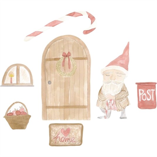 That"s Mine Wallstickers Elfs Hjem Hvid/Rød That"s Mine Wallstickers Elfs Hjem Hvid/Rød