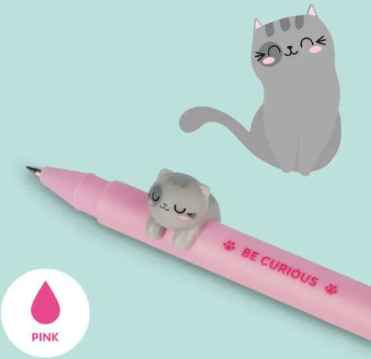 Gel Penn M. Avtakbar Katt Rosa Legami Gel Penn M. Avtakbar Katt Rosa Legami