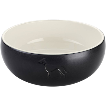 Hunde- Og Kattefôrskål Lund Ceramic Black 900 ml