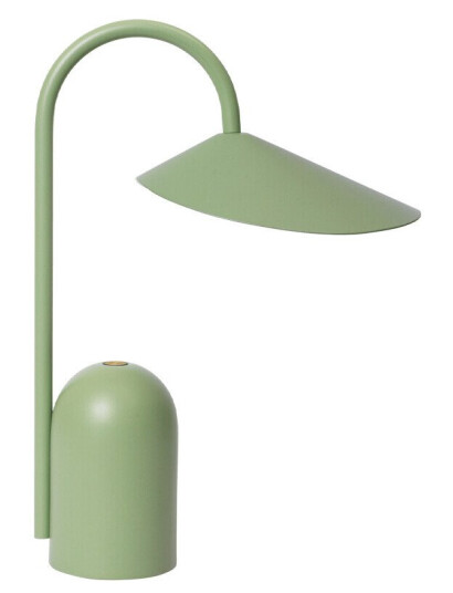 Ferm Living Arum Portable Bordlampe IP44 Tea Green Ferm Living Arum Portable Bordlampe IP44 Tea Green