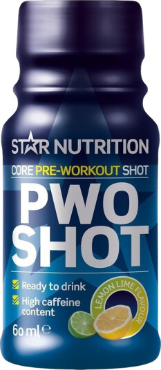 Star Nutrition PWO Shot Lemon Lime 12x60ml