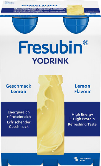 Fresubin YoDrink næringsdrikk sitron 4x200 ml Fresubin YoDrink næringsdrikk sitron 4x200 ml