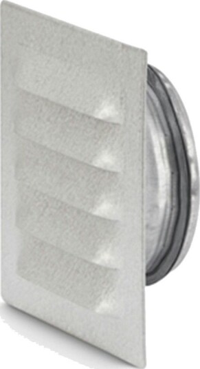 Ventilgitter Fresh Kvadratisk Med Støvfilter Ø80/165x165 mm, Sølv Ventilgitter Fresh Kvadratisk Med Støvfilter Ø80/165x165 mm, Sølv