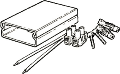 Gabotherm installasjonssett white