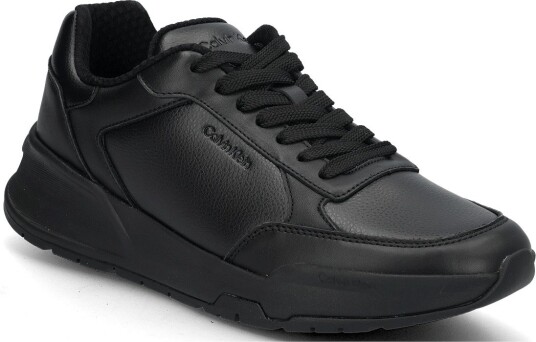 Calvin Klein City Runner Laceup Lth Mix TRIPLE BLACK 40 x 40