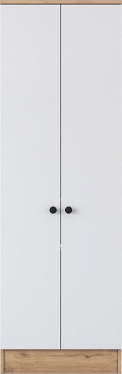 Hooda Garderobeskap 59,8x182,8 cm Brun/Hvit - Hanah Home