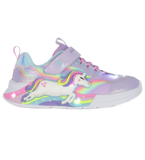 Skechers Sko m. Lys Unicorn Chaser Lavender/Multi Skechers 33 Blinkende sko Flerfarget Skechers Sko m. Lys Unicorn Chaser Lavender/Multi Skechers 33 Blinkende sko Flerfarget