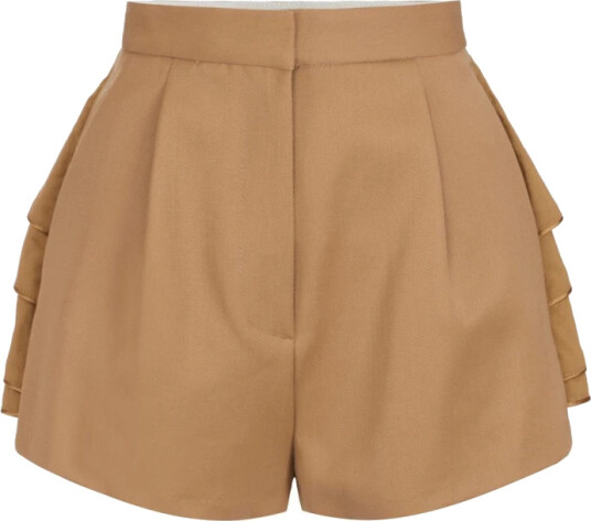 Elisabetta Franchi Dame Shorts Beige 2XL, Elisabetta Franchi Dame Shorts Beige 2XL,