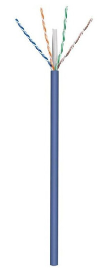 CAT 6a network cable U/UTP blue 50 m - CU AWG CAT 6a network cable U/UTP blue 50 m - CU AWG