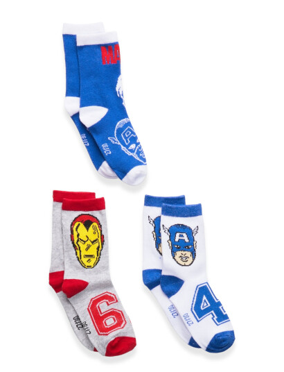 Marvel Socks - Multi/patterned - 23/26