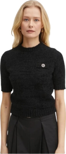 Twinset Dame Strikkevarer Svart M,