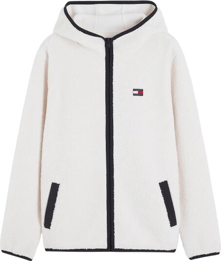 Tommy Jeans Tjm Reg Badge Teddy Zip Tru Ext Cream XXXL