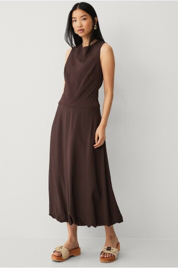Mango Maxikjole Dress Terra Brun Mango Maxikjole Dress Terra Brun