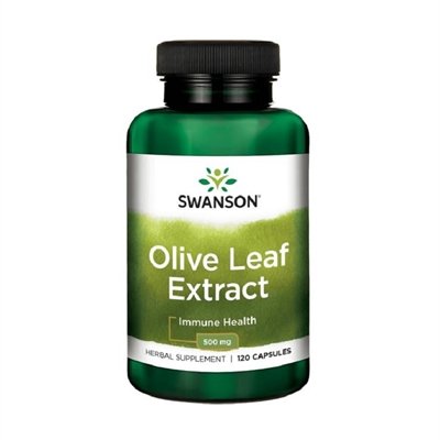 SWANSON OLIVE LEAF EXTRACT 500MG 120 kaps SWANSON OLIVE LEAF EXTRACT 500MG 120 kaps