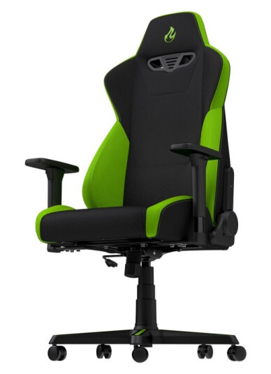 Nitro Concepts S300 - Stol - Armlener - T-Formet - Roterende - Nylon Polyuretan Stoff Stål Kaldskum - Svart Atomgrønn Nitro Concepts S300 - Stol - Armlener - T-Formet - Roterende - Nylon Polyuretan Stoff Stål Kaldskum - Svart Atomgrønn