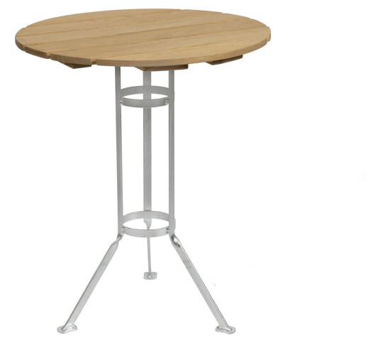 Grythyttan Stålmöbler Bryggeri bord Oljert eik/galvanisert stål 60 cm Natur