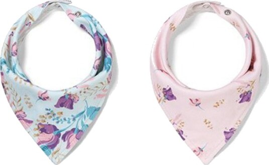 BabyOno Bandanasmekke Blomster 2 Stk