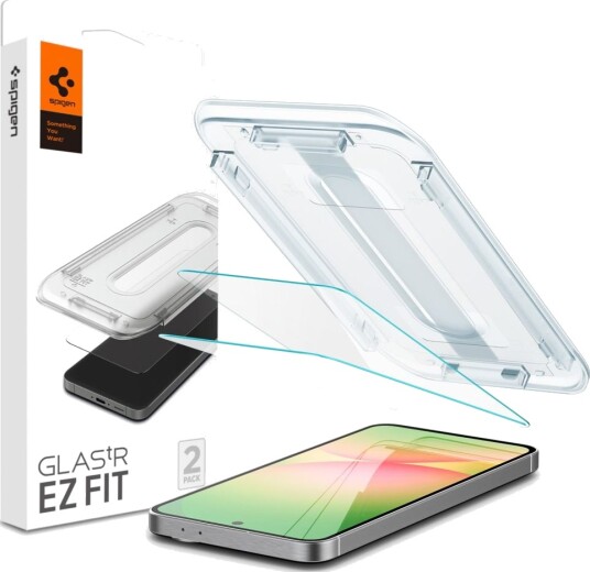 Spigen Glas.tR EZ Fit Skjermbeskytter for Samsung Galaxy S24 FE - Støtsikker og Ripebestandig