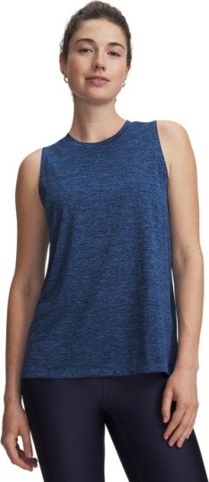 Under Armour Tech Tank Twist Aegean Blue Aegean Blue Small