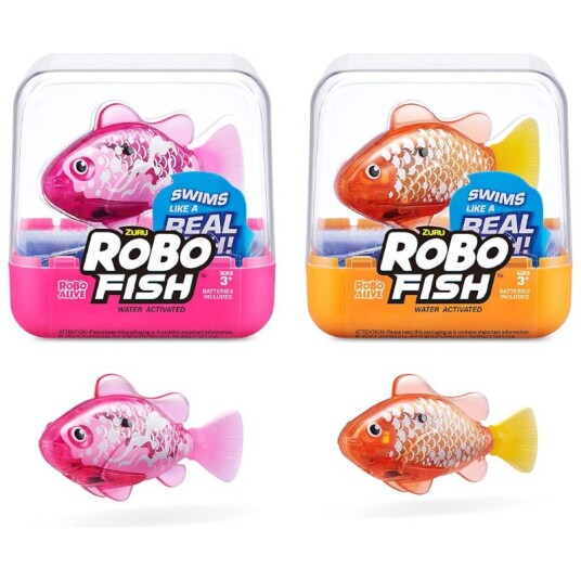 Zuru Robo Alive Vannaktivert Robotfisk - Assortert Farger Zuru Robo Alive Vannaktivert Robotfisk - Assortert Farger
