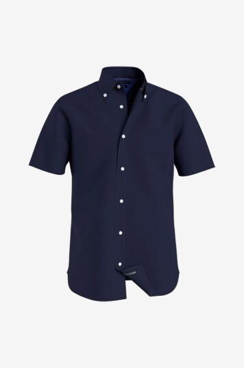 Tommy Hilfiger Skjorte Pigment Dyed Linen RF Shirt S/S Blå