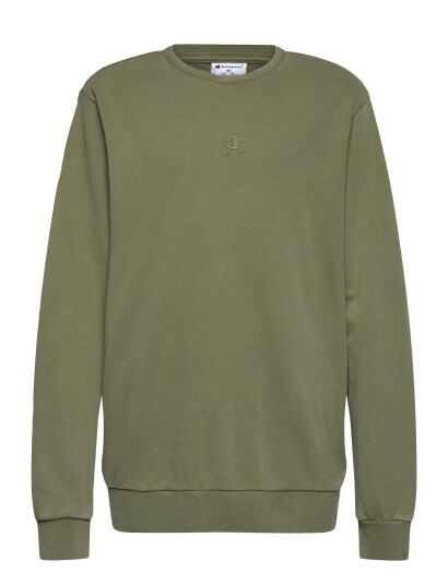 Champion Crewneck Sweatshirt Khaki green 150 155