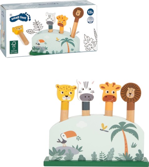 Small Foot Small Foot Pop-up-leke Safari Small Foot Small Foot Pop-up-leke Safari